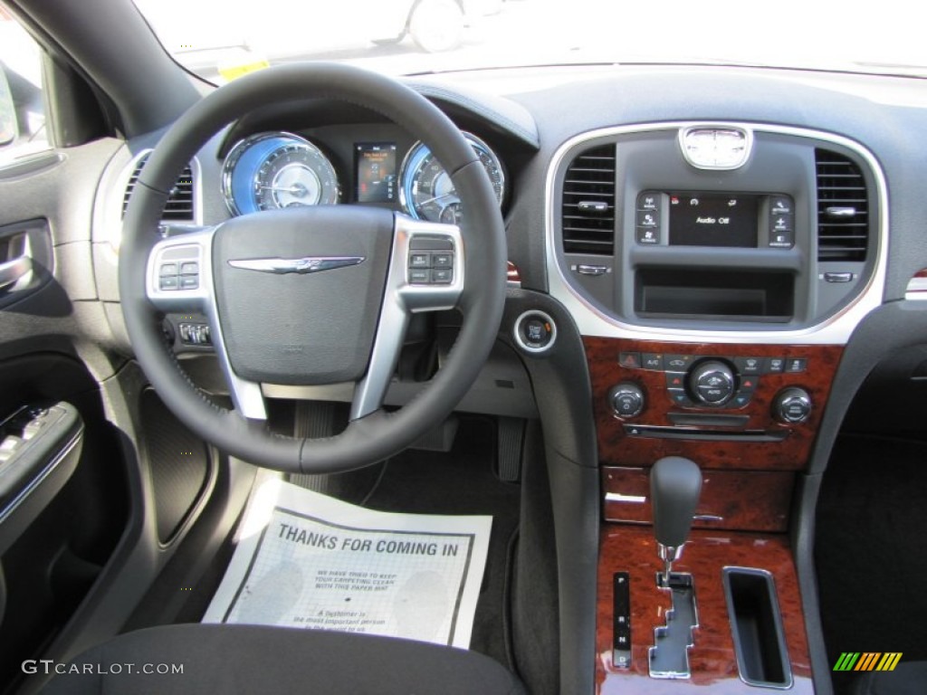 2012 Chrysler 300 Standard 300 Model Black Dashboard Photo #54548751