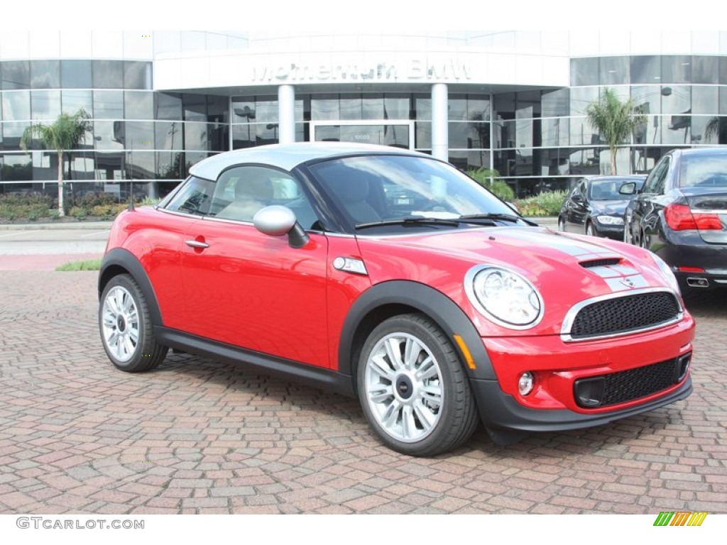 Chili Red 2012 Mini Cooper S Coupe Exterior Photo #54548781
