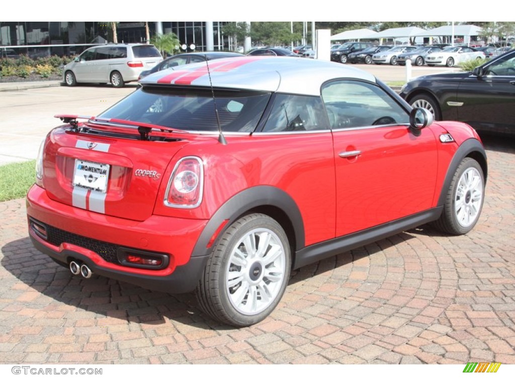 Chili Red 2012 Mini Cooper S Coupe Exterior Photo #54548825
