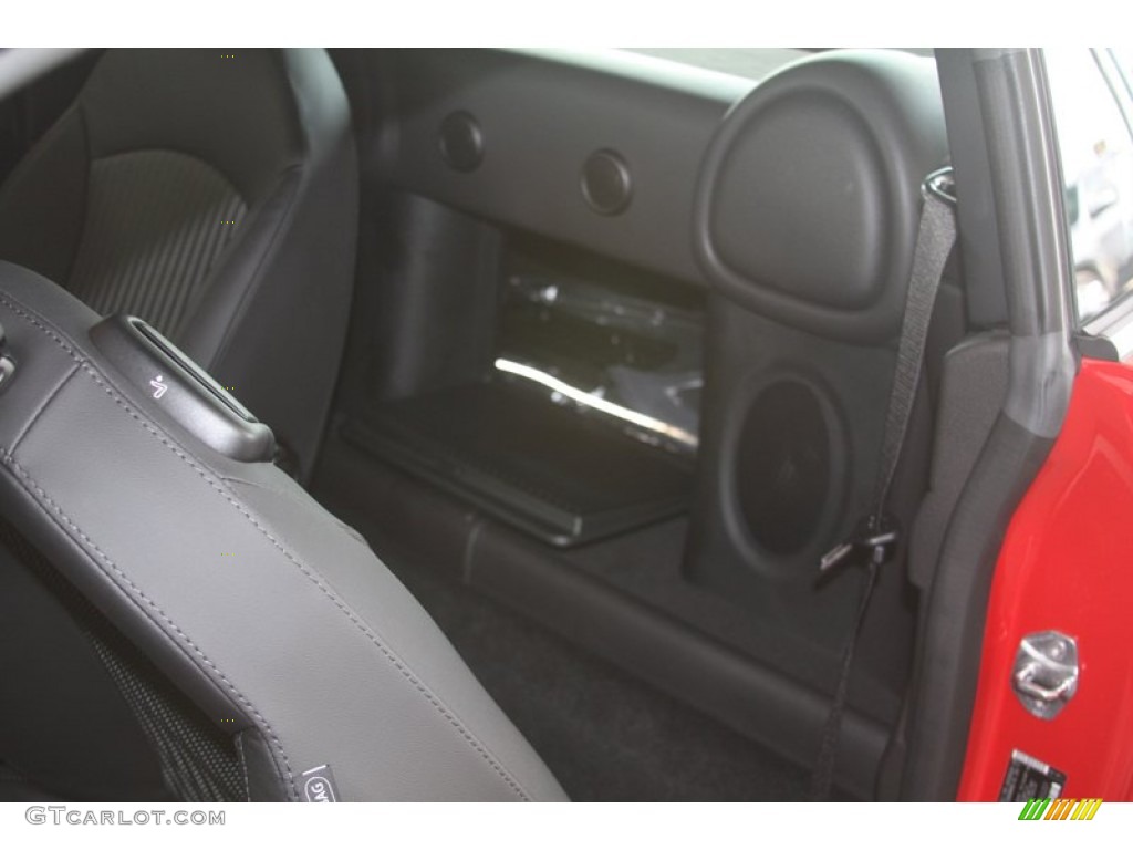 Punch Carbon Black Leather Interior 2012 Mini Cooper S Coupe Photo #54548868