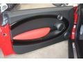 Punch Carbon Black Leather 2012 Mini Cooper S Coupe Door Panel