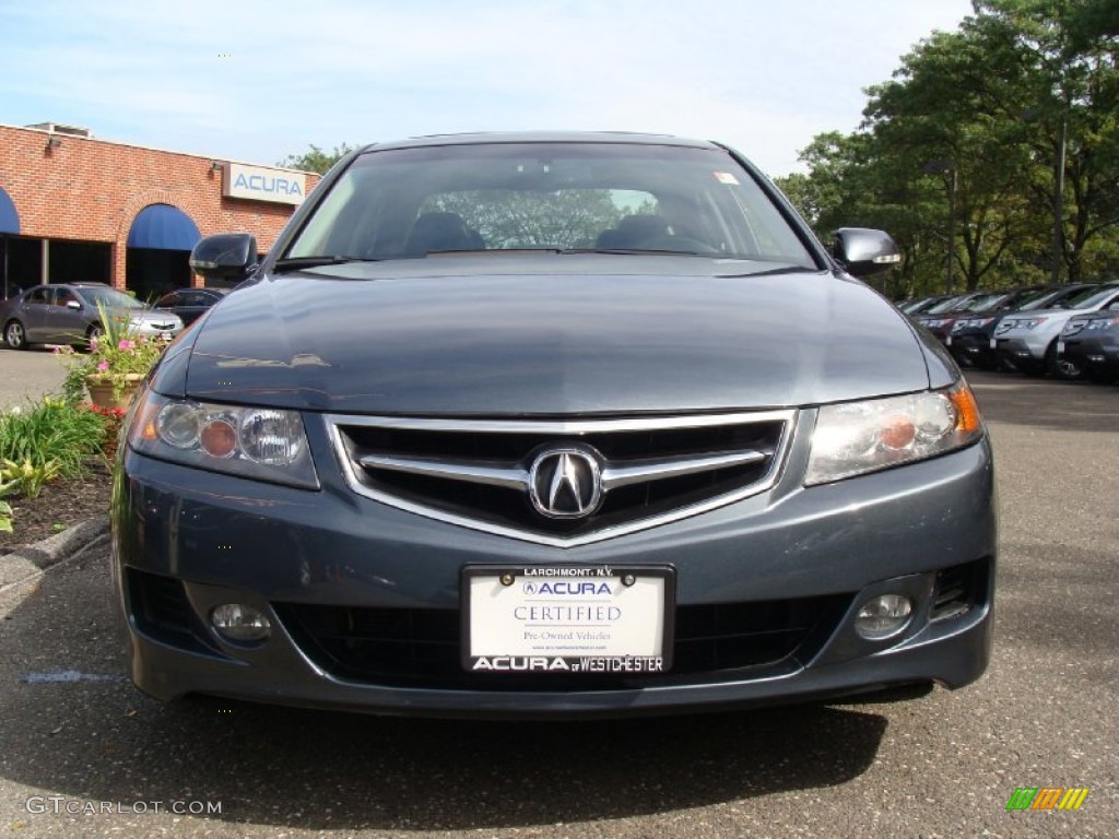 2008 TSX Sedan - Carbon Gray Pearl / Ebony photo #2
