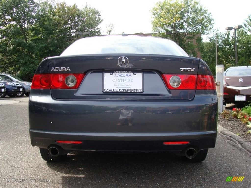 2008 TSX Sedan - Carbon Gray Pearl / Ebony photo #5