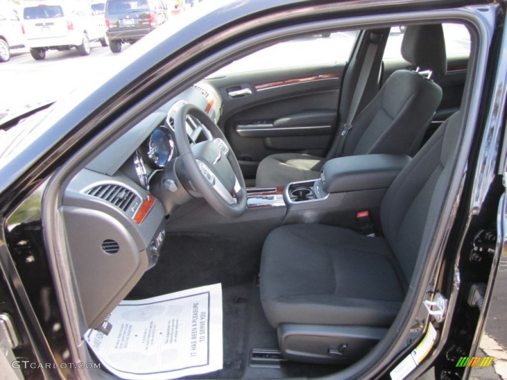 Black Interior 2012 Chrysler 300 Standard 300 Model Photo #54548943