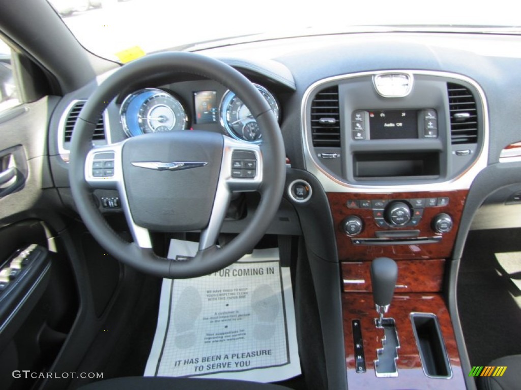 2012 Chrysler 300 Standard 300 Model Black Dashboard Photo #54548970