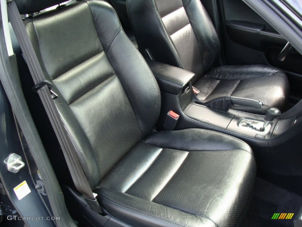 2008 TSX Sedan - Carbon Gray Pearl / Ebony photo #14