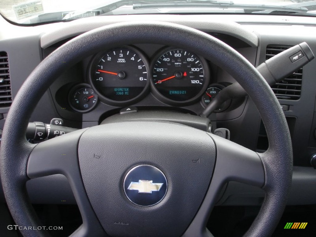 2011 Silverado 1500 Regular Cab - Sheer Silver Metallic / Dark Titanium photo #10