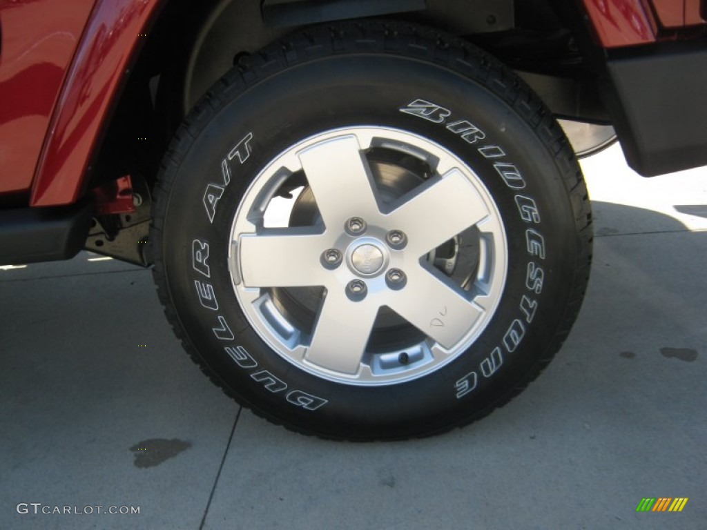 2012 Jeep Wrangler Sahara 4x4 Wheel Photo #54551667