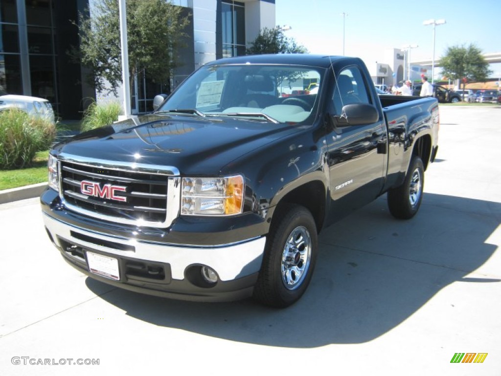 2011 Sierra 1500 Regular Cab - Onyx Black / Dark Titanium photo #1