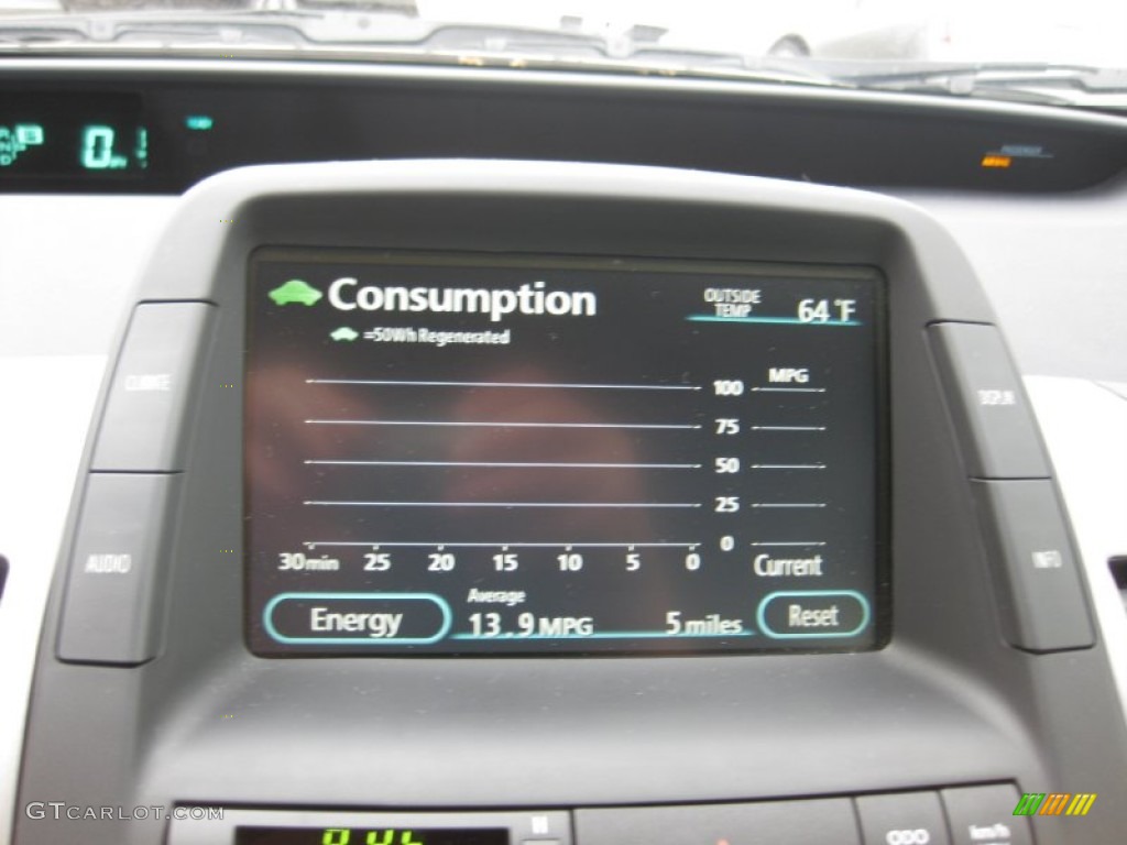 2009 Prius Hybrid - Magnetic Gray Metallic / Dark Gray photo #11