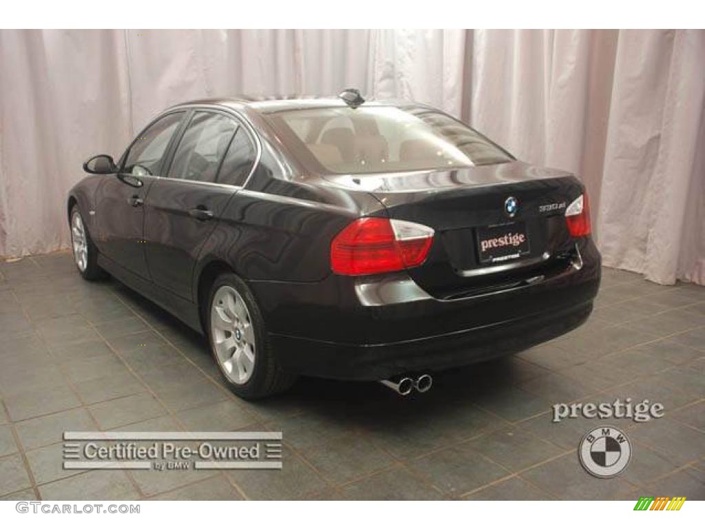 2006 3 Series 330xi Sedan - Jet Black / Terra/Black Dakota Leather photo #3