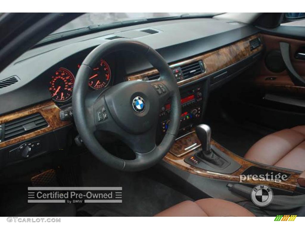 2006 3 Series 330xi Sedan - Jet Black / Terra/Black Dakota Leather photo #14