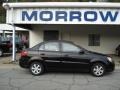 2010 Midnight Black Kia Rio LX Sedan  photo #1