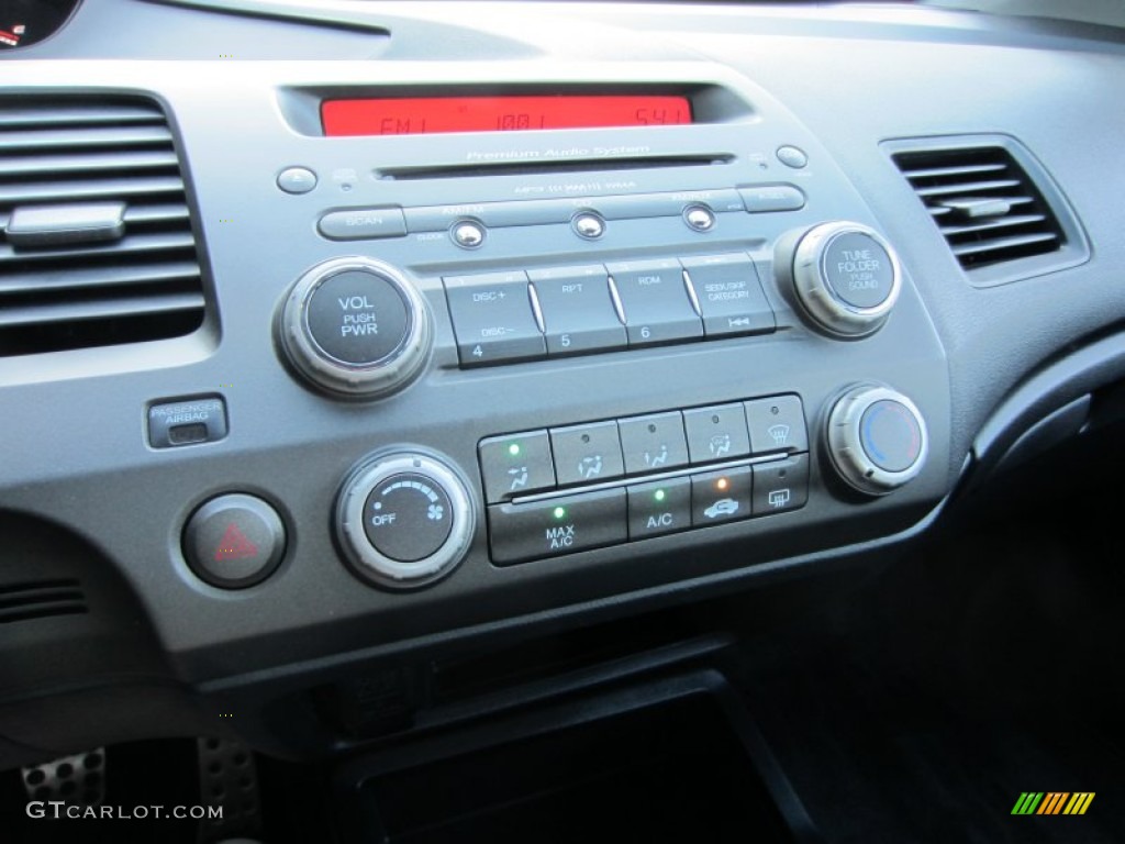 2007 Honda Civic Si Coupe Black Dashboard Photo #54554481