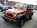 2011 Mango Tango Pearl Jeep Wrangler Sport 4x4  photo #4