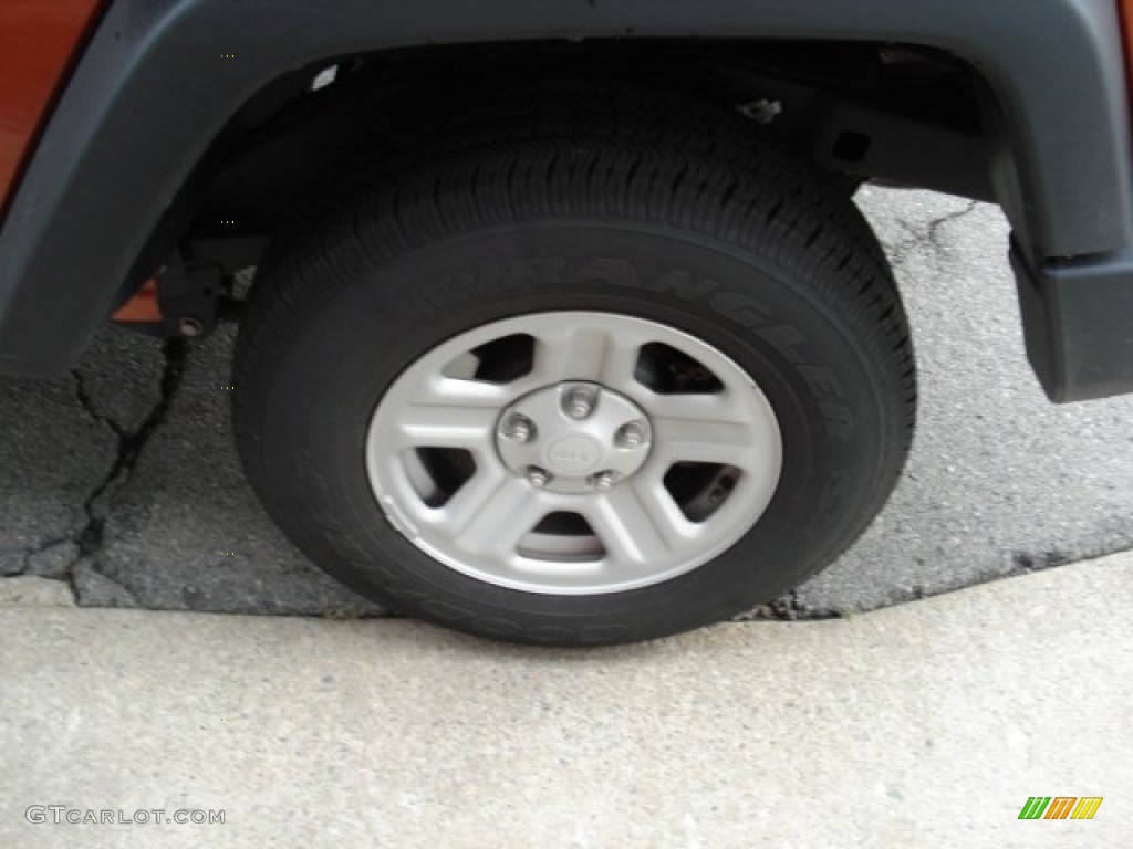 2011 Wrangler Sport 4x4 - Mango Tango Pearl / Black photo #12