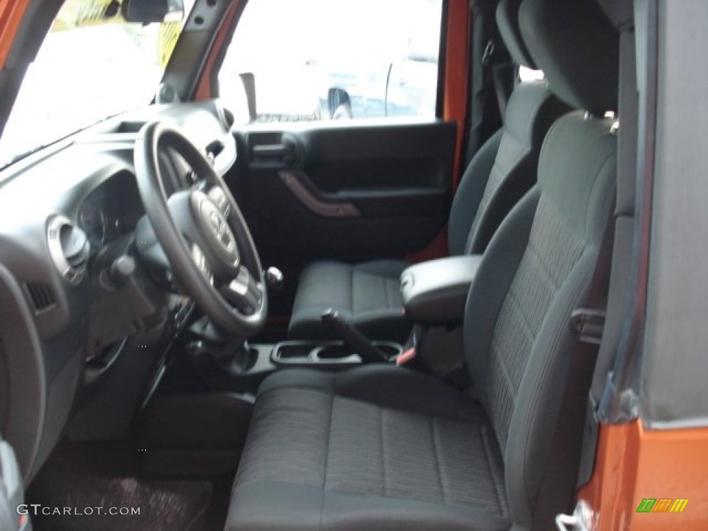 2011 Wrangler Sport 4x4 - Mango Tango Pearl / Black photo #14