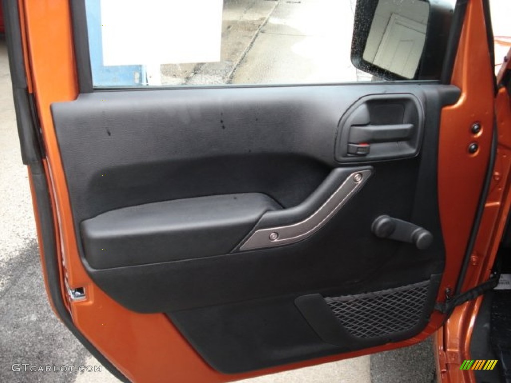 2011 Wrangler Sport 4x4 - Mango Tango Pearl / Black photo #15