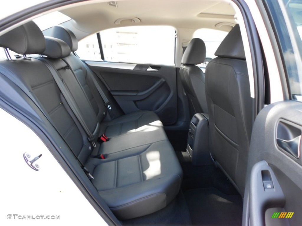 Titan Black Interior 2012 Volkswagen Jetta SEL Sedan Photo #54555336