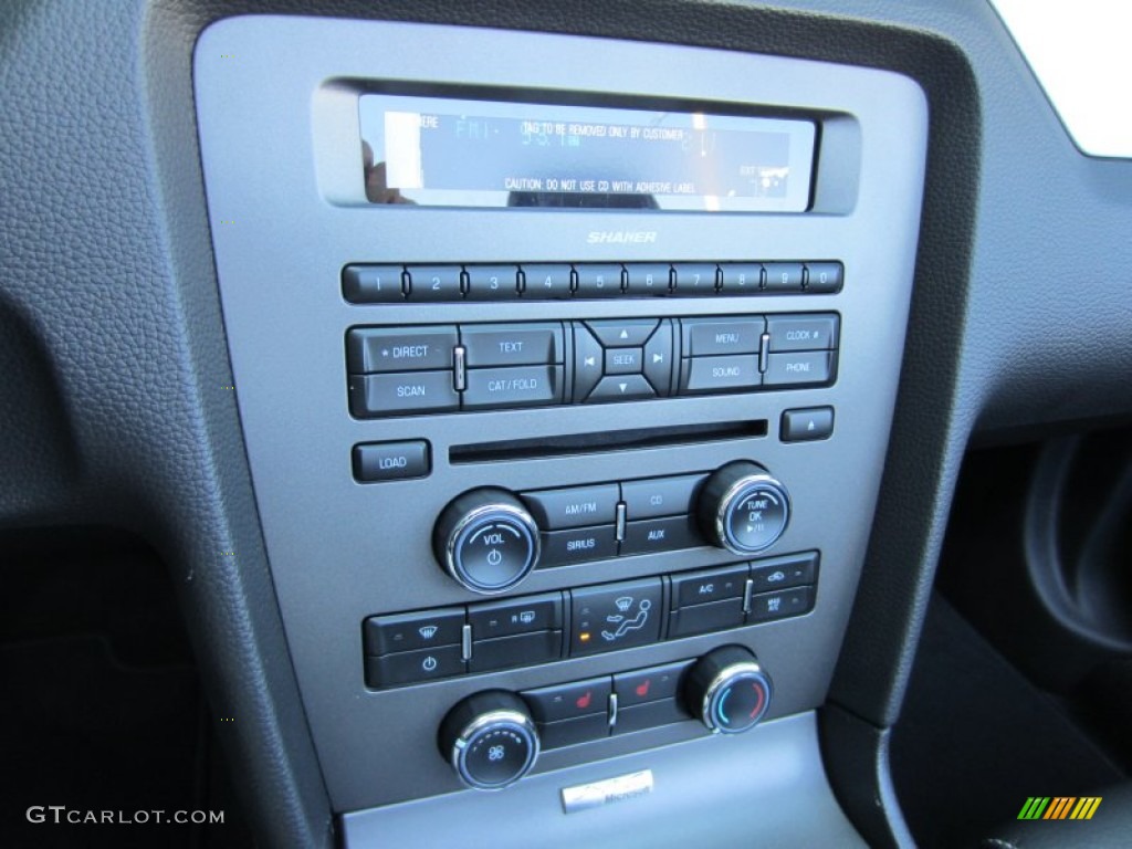 2012 Ford Mustang GT Premium Convertible Controls Photo #54555627
