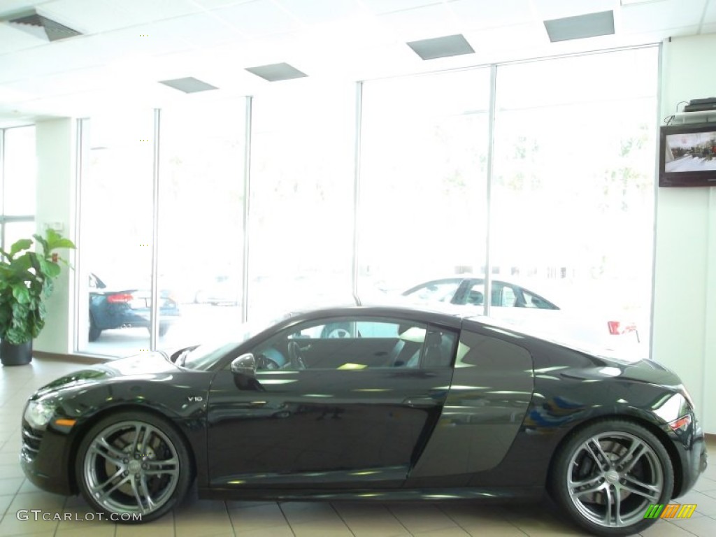 Phantom Black Pearl Effect 2011 Audi R8 5.2 FSI quattro Exterior Photo #54555739