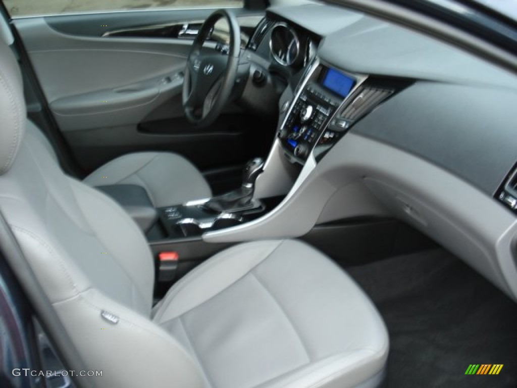 2011 Sonata Limited - Pacific Blue Pearl / Gray photo #19