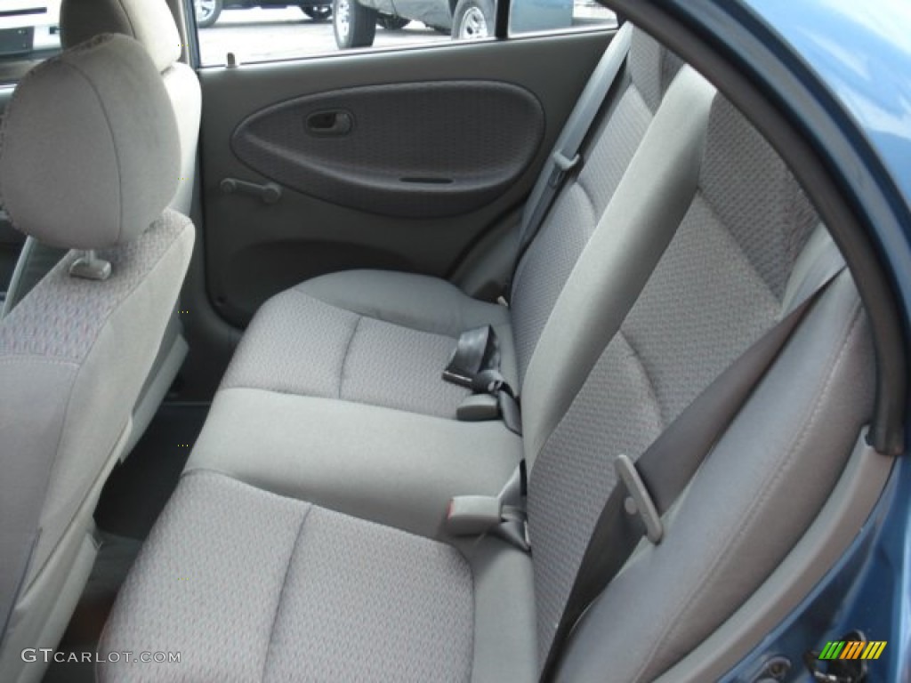 2002 Rio Sedan - Atlantic Blue / Gray photo #15