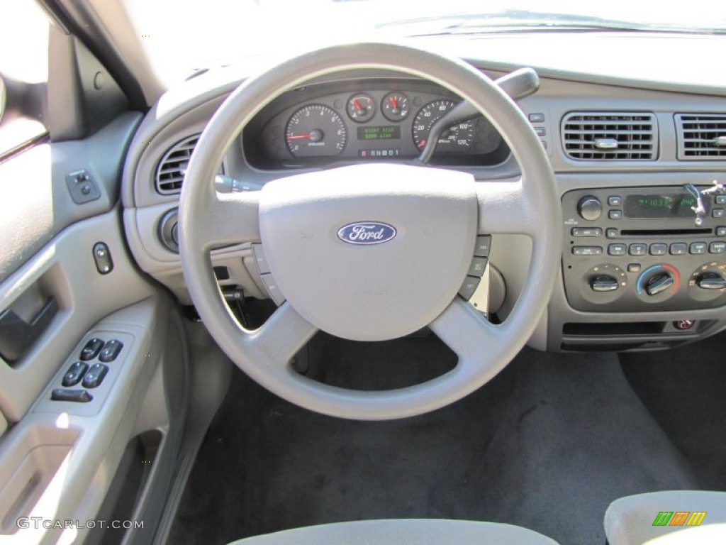 2004 Ford Taurus SES Sedan Medium Graphite Steering Wheel Photo #54556113