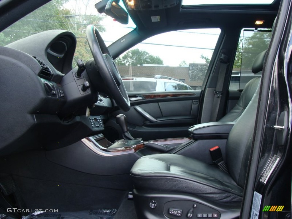 Black Interior 2006 BMW X5 4.8is Photo #54557826