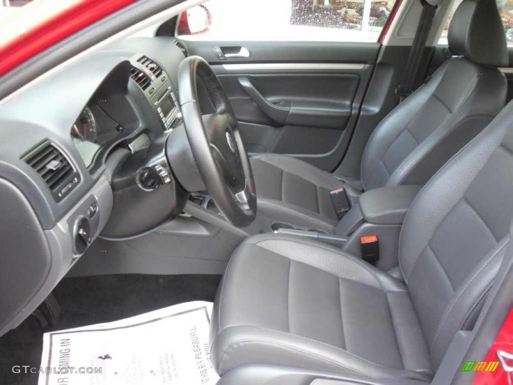 Anthracite Interior 2009 Volkswagen Jetta Wolfsburg Edition Sedan Photo #54558069