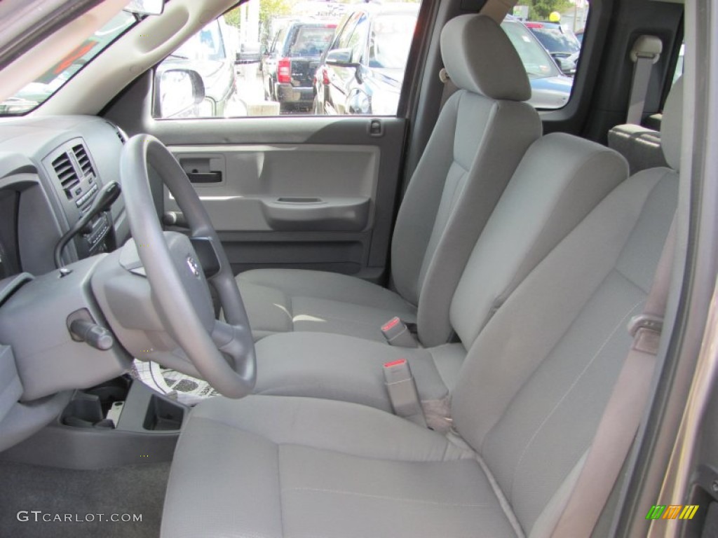Medium Slate Gray Interior 2005 Dodge Dakota ST Club Cab Photo #54558609