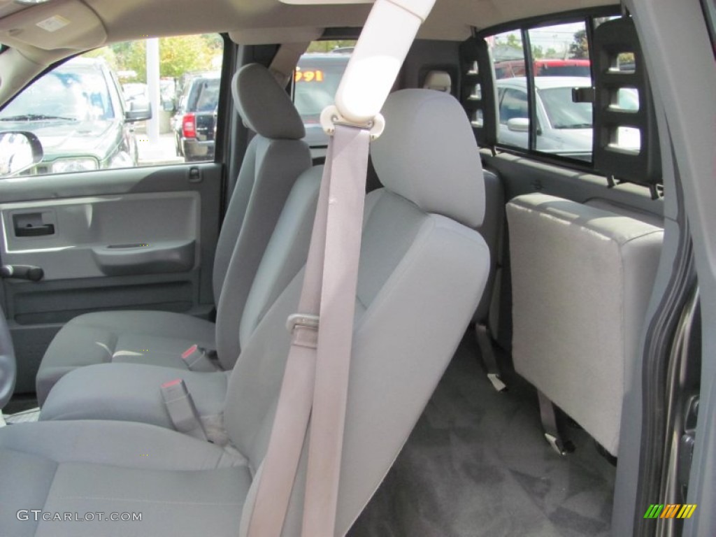 Medium Slate Gray Interior 2005 Dodge Dakota ST Club Cab Photo #54558618