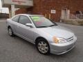 2002 Satin Silver Metallic Honda Civic EX Coupe  photo #3