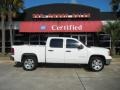 2007 Summit White GMC Sierra 1500 SLE Crew Cab  photo #1