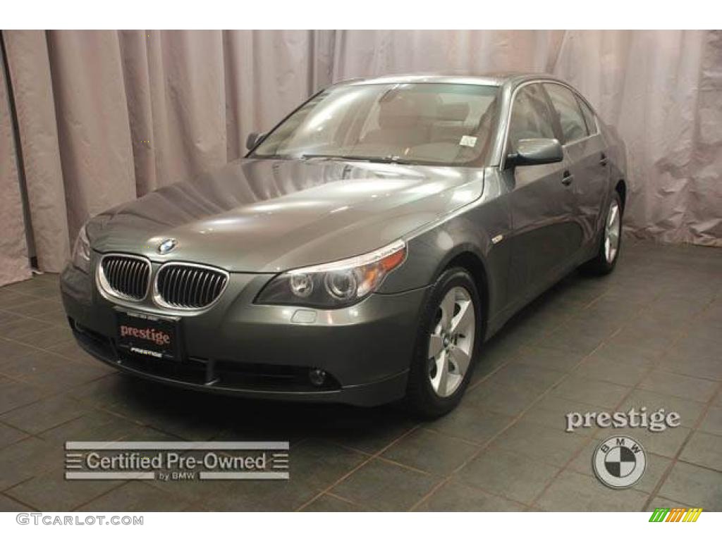 2006 5 Series 525xi Sedan - Titanium Grey Metallic / Grey photo #1