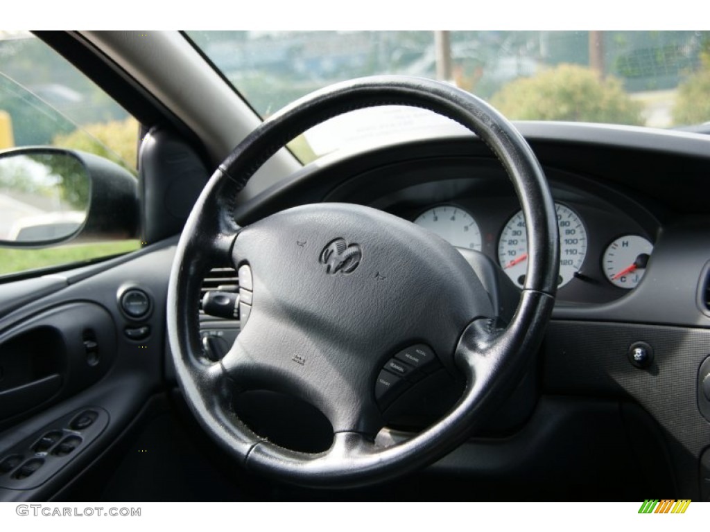 2003 Dodge Intrepid SE Dark Slate Gray Steering Wheel Photo #54561426