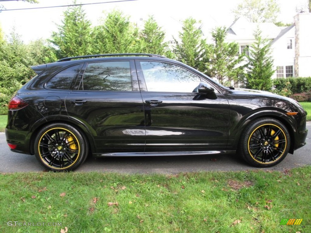 Jet Black Metallic 2012 Porsche Cayenne Turbo Exterior Photo #54561584