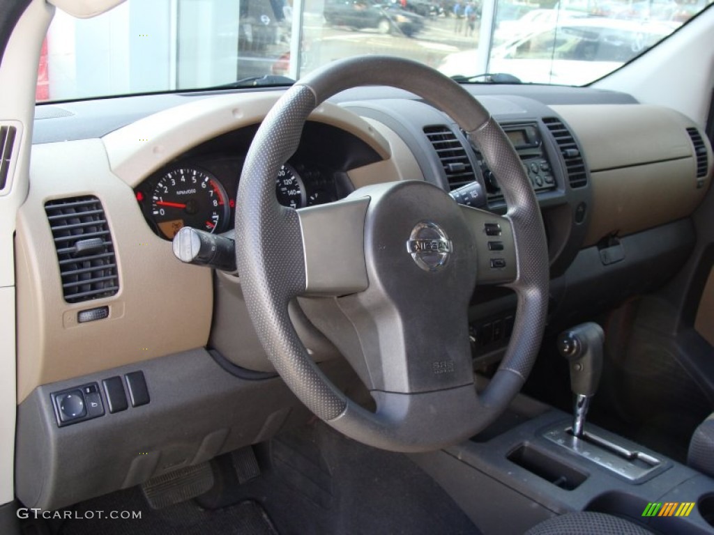 2006 Xterra S 4x4 - Super Black / Desert/Graphite photo #17