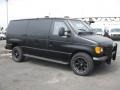 2003 Black Ford E Series Van E350 Super Duty Armored Cargo Van  photo #1