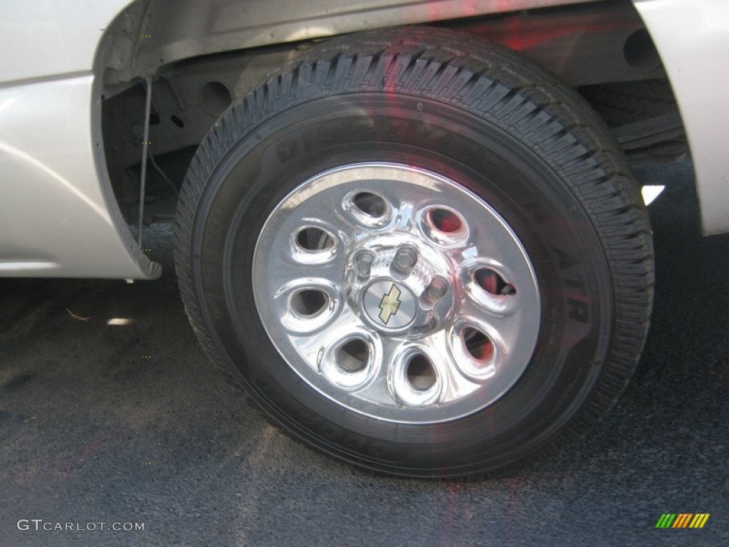 2006 Silverado 1500 LS Regular Cab - Silver Birch Metallic / Dark Charcoal photo #11