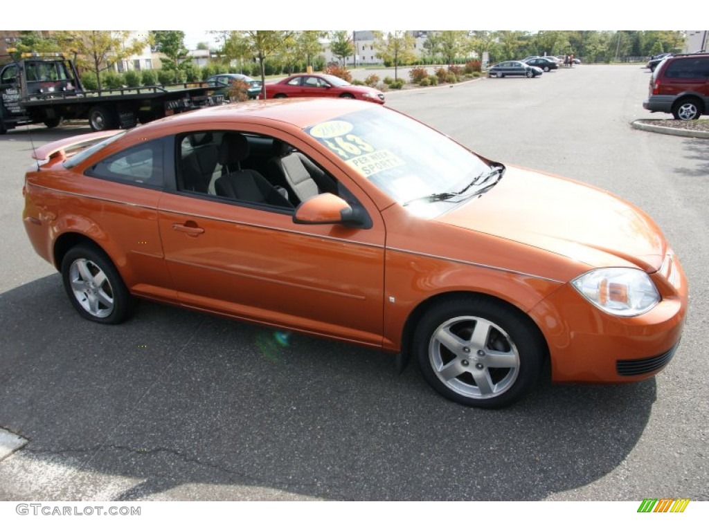 2006 Cobalt LT Coupe - Sunburst Orange Metallic / Ebony photo #3