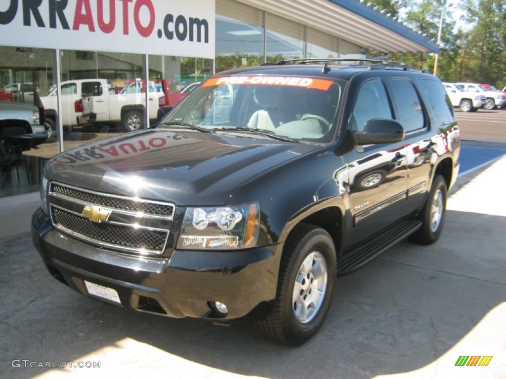 2011 Tahoe LT - Black Granite Metallic / Light Cashmere/Dark Cashmere photo #1