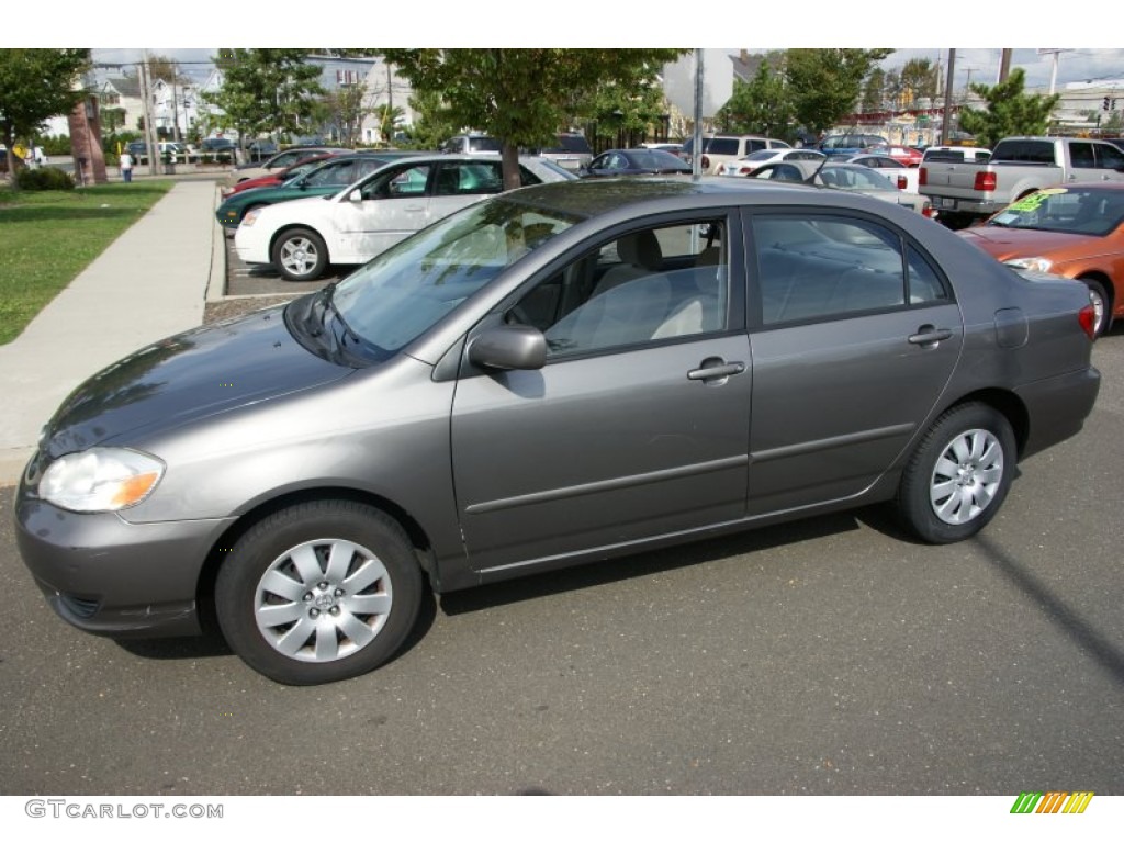 2004 Corolla LE - Moonshadow Gray Metallic / Light Gray photo #1