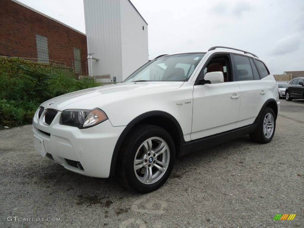 Alpine White BMW X3