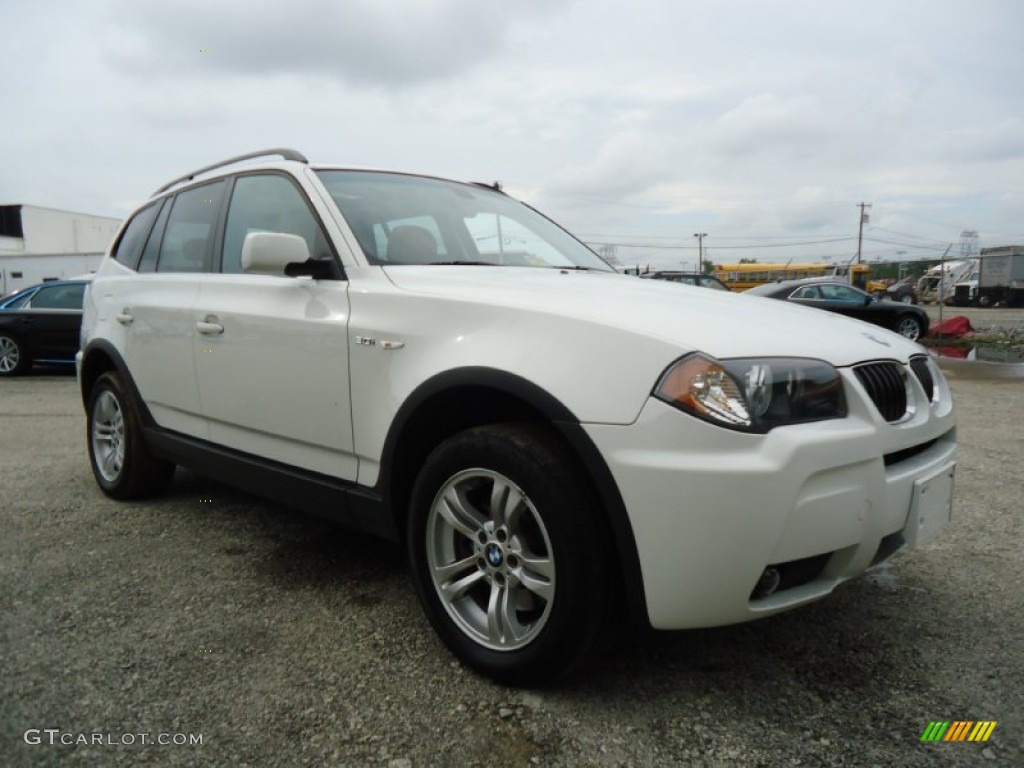 2006 X3 3.0i - Alpine White / Terracotta photo #6