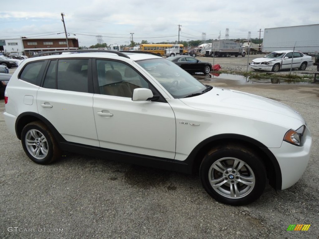 2006 X3 3.0i - Alpine White / Terracotta photo #7