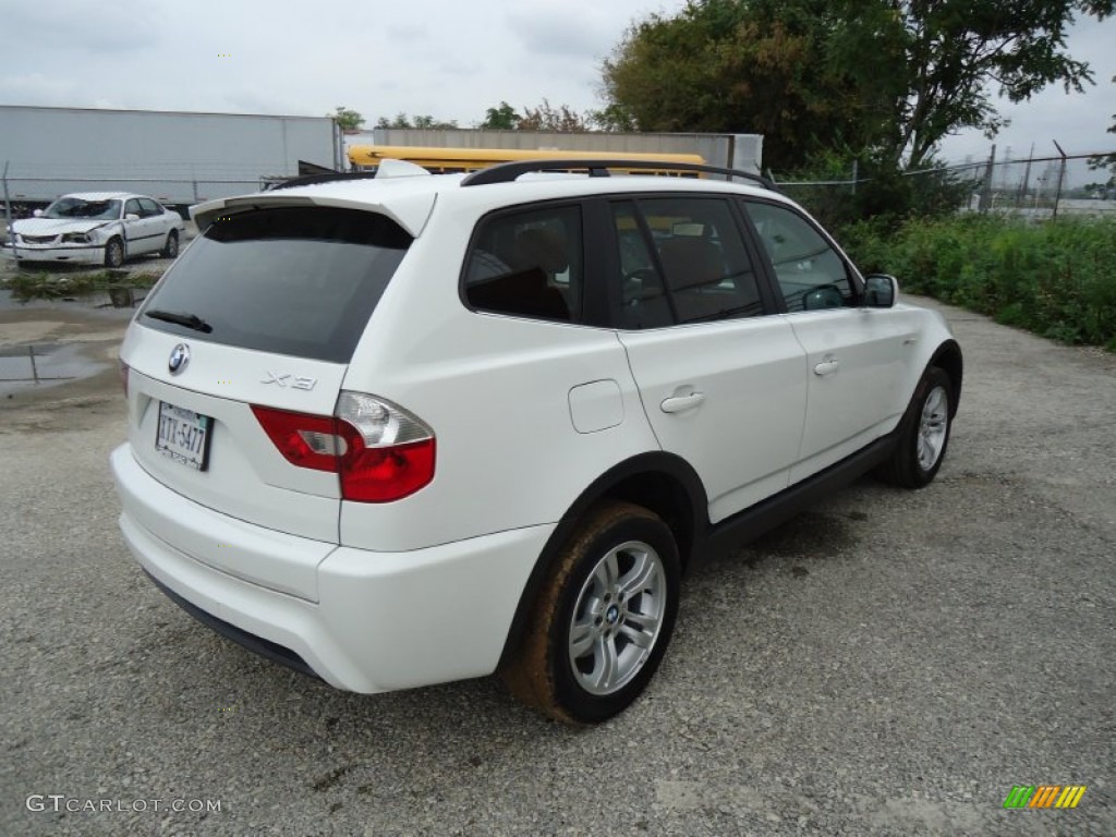 2006 X3 3.0i - Alpine White / Terracotta photo #9