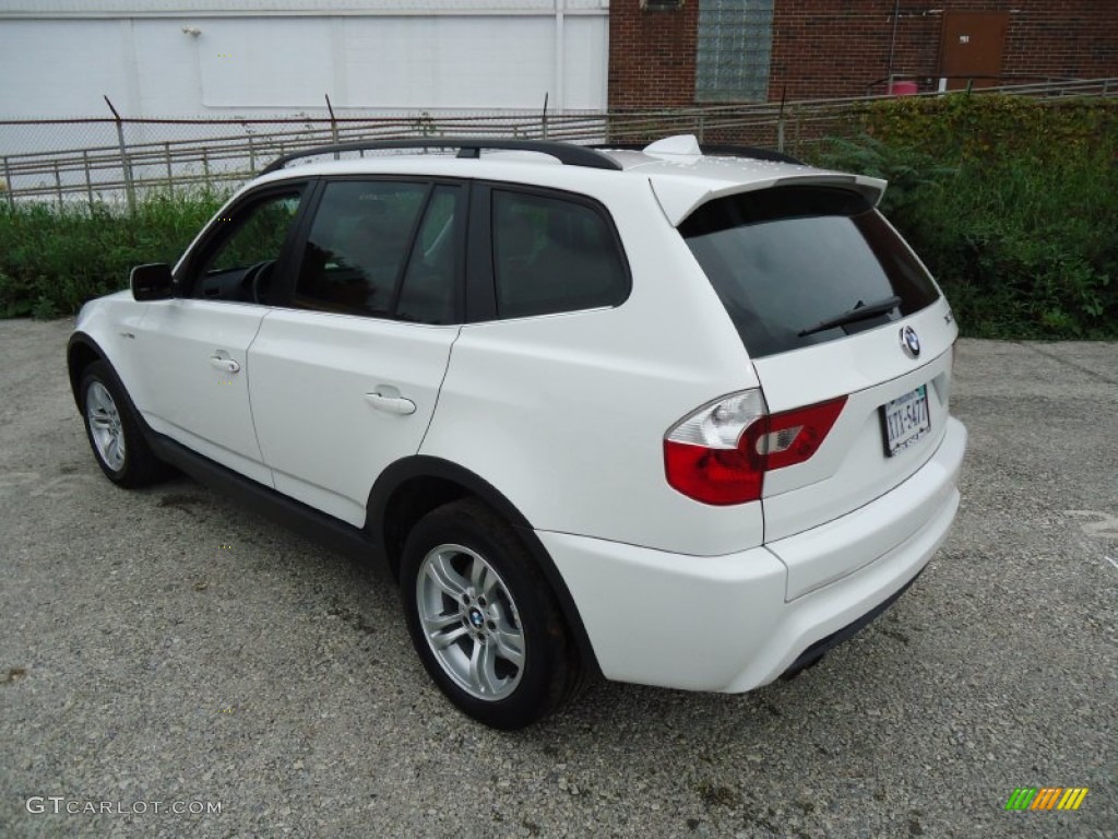2006 X3 3.0i - Alpine White / Terracotta photo #11