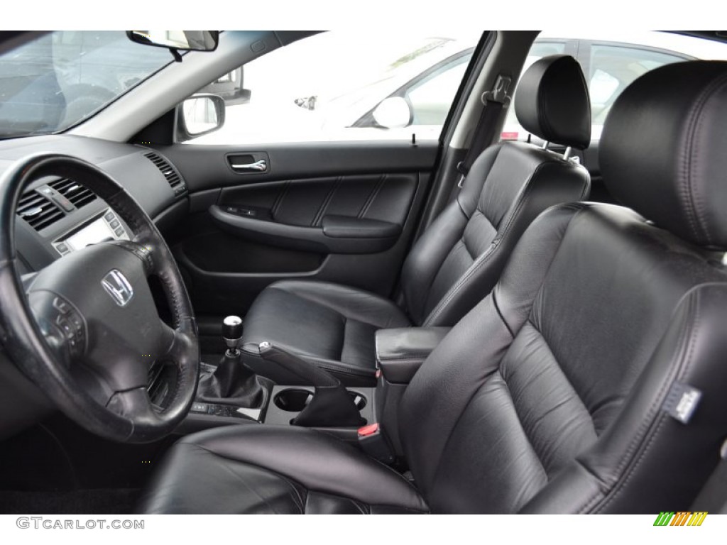 Black Interior 2006 Honda Accord EX-L V6 Sedan Photo #54564630