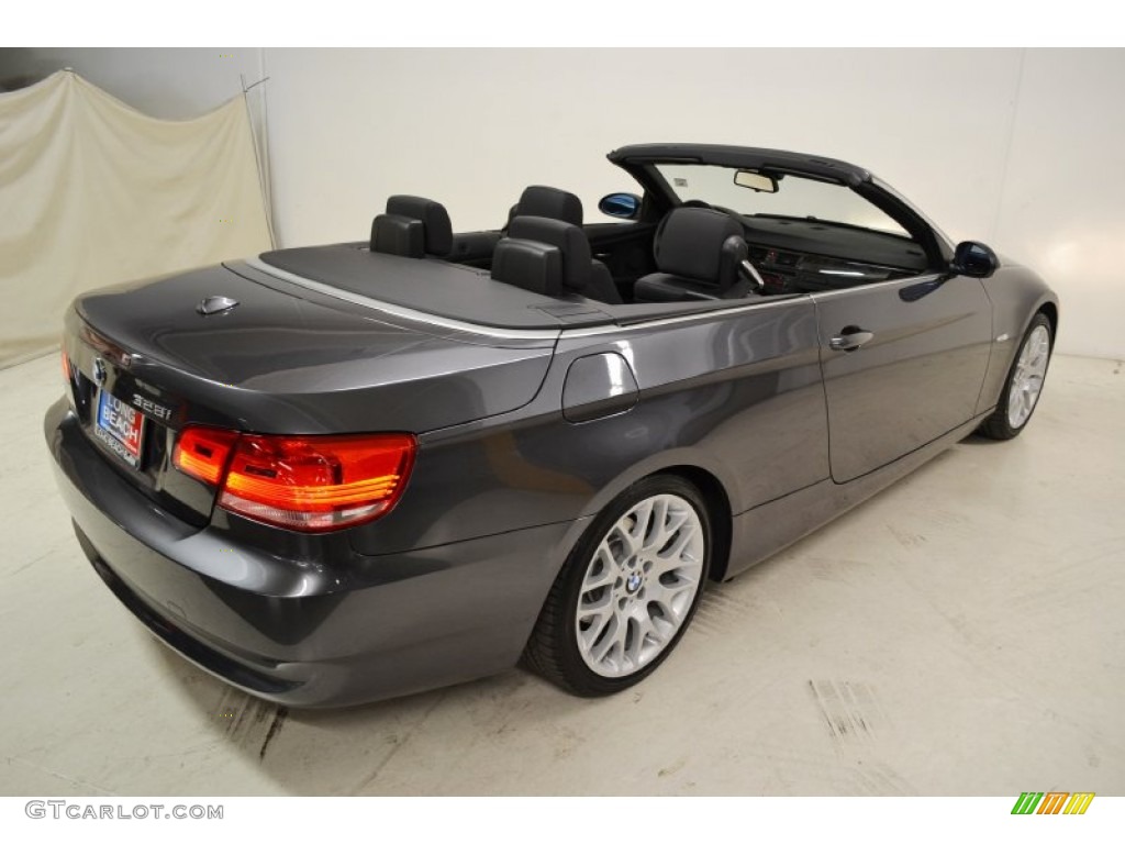 2008 3 Series 328i Convertible - Sparkling Graphite Metallic / Black photo #5